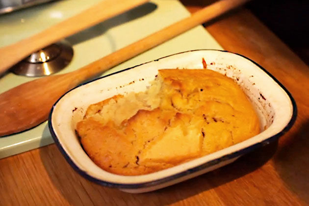baked bread with beer
