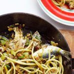 Sardines recipes with noodles and veg