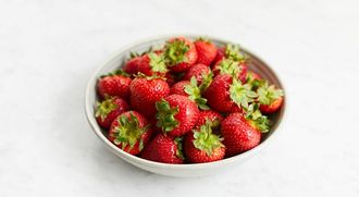 Strawberry &#038; elderflower sorbet: Anna Jones