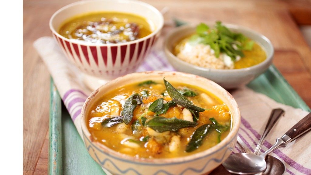 Easy vegetable soup 3 ways: Anna Jones