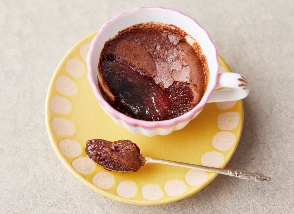 Valentine's Day desert recipes - Chocolate mug cake