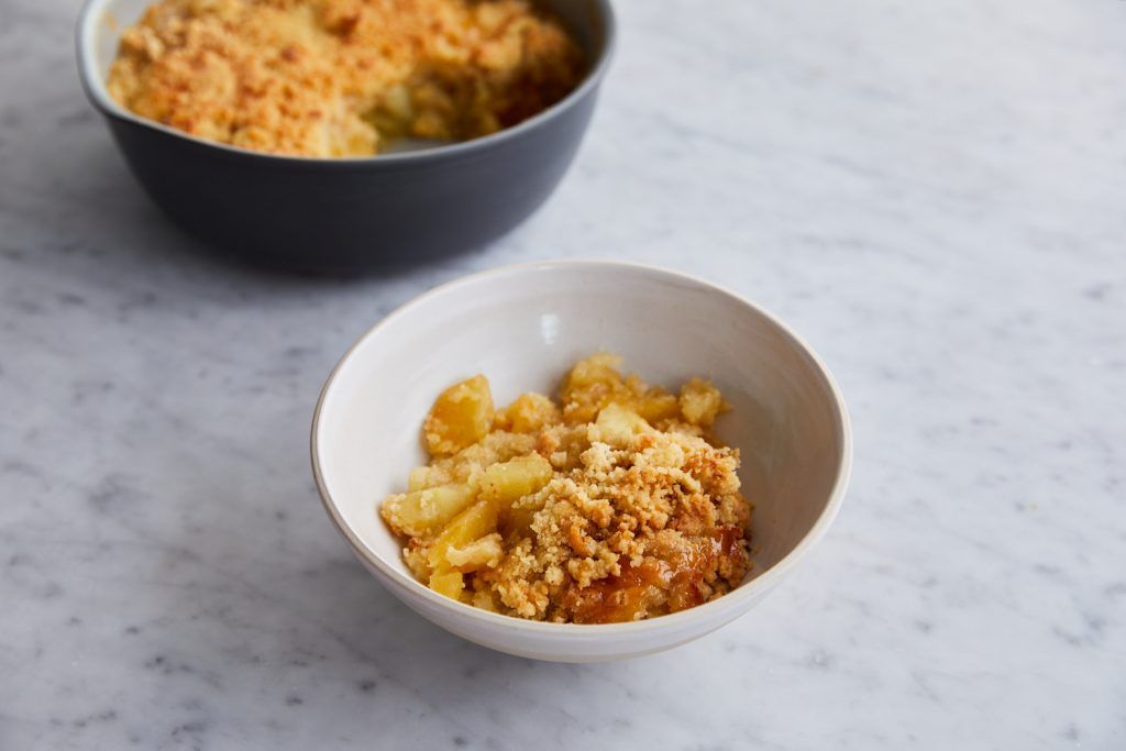 Bowl of apple crumble - the perfect autumn recipes