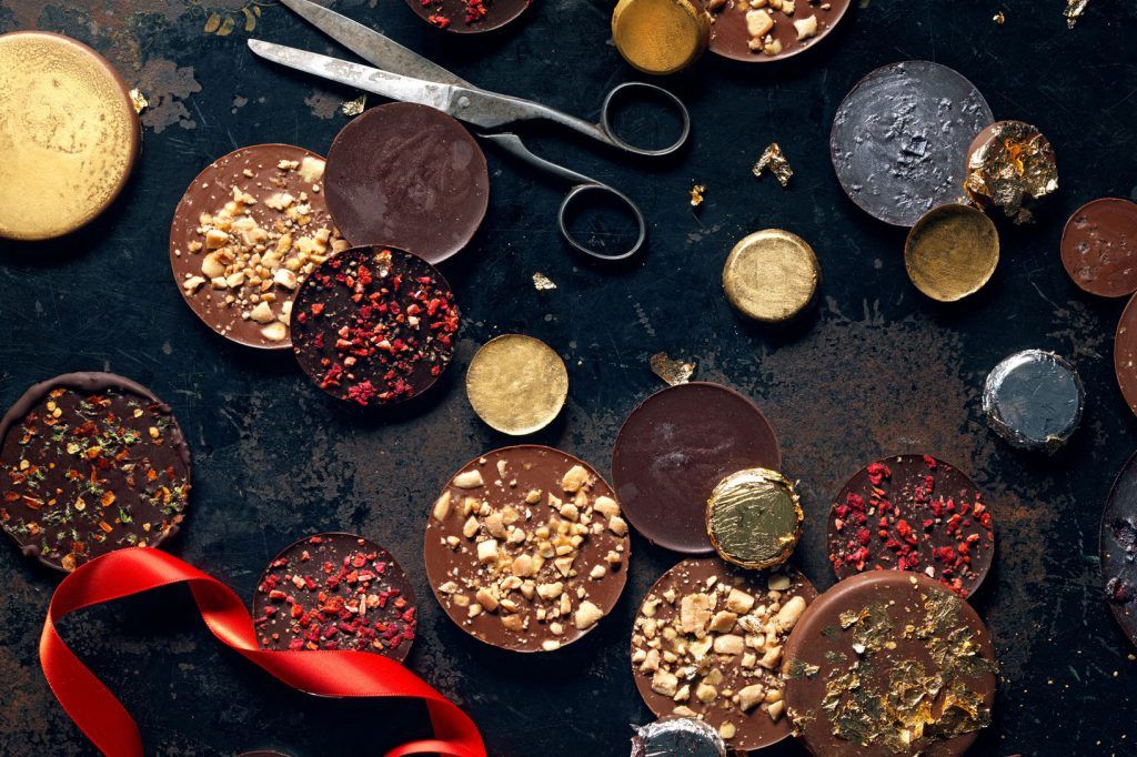 Christmas baking recipes - cocolate gold coins