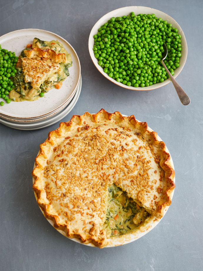 £1 recipes - Chicken and veg pie