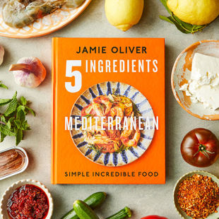 Buy your copy of Jamie's latest cookbook 5 Ingredients Mediterranean