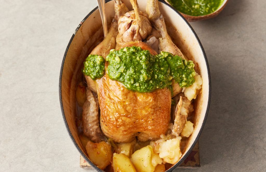 Food prep ideas - pot-roast chicken