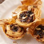Mince pies with flaky pastry