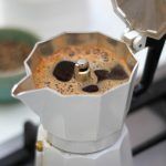 coffee being made for an espresso