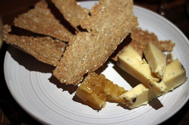 truffle cheese slices and bread