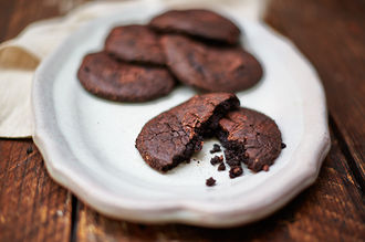 Dairy- and gluten-free chocolate avocado cookies