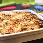hellmanns mayonnaise shepherds pie with bread and cheese crumble