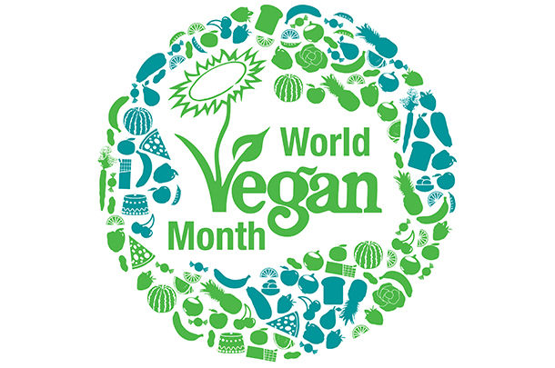 world vegan month header