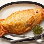 fish ideas, pastry wrapped fish design with sauce