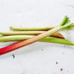 seasonal vegetables include rhubarb in April