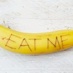 eat me written in a banana