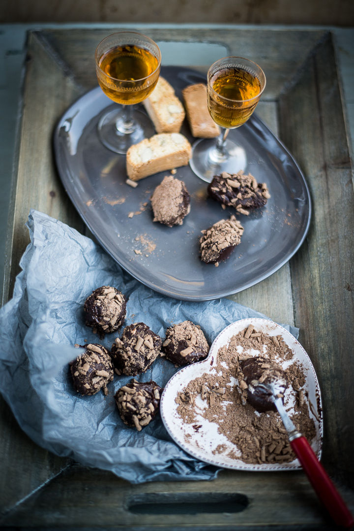 homemade chocolate truffles