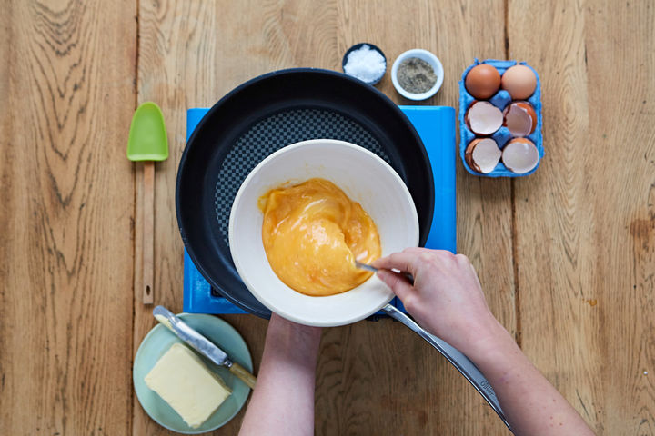 Image of eggs being whisked