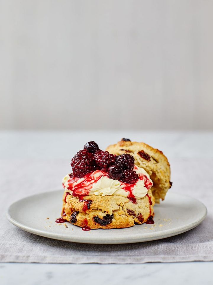 Perfect scones - with cream and jam