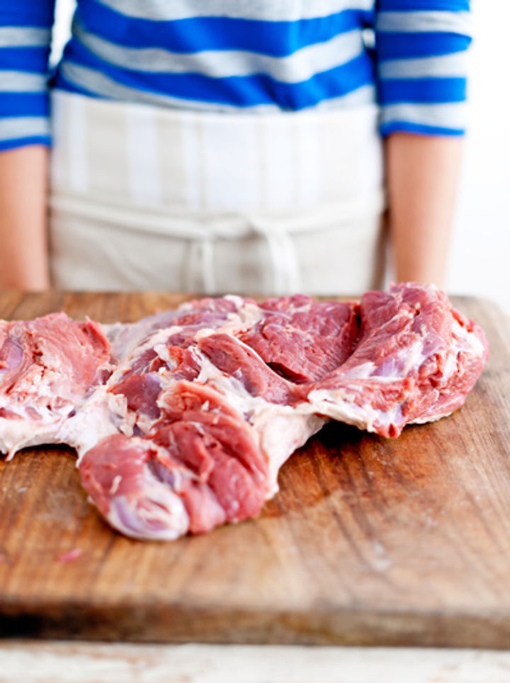 Image showing flat piece of lamb of roughly even thickness