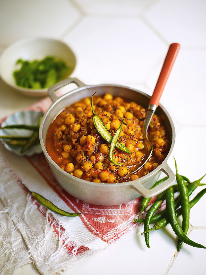 Chickpea curry recipe | Jamie Oliver vegetarian curry