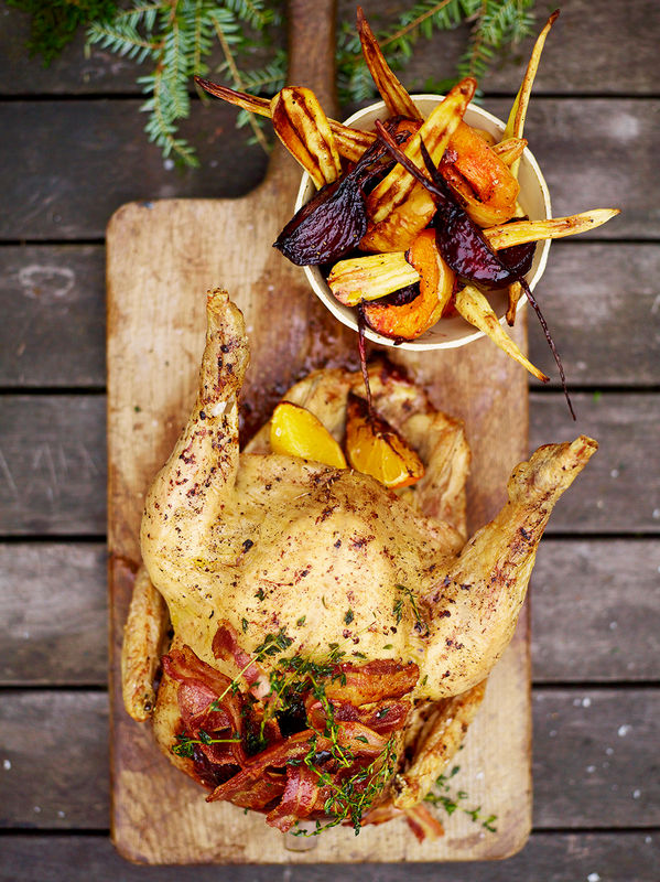 Roast chicken for two