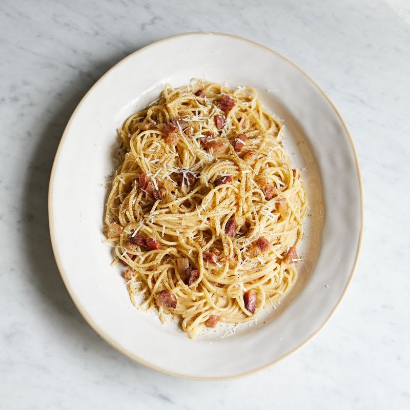 Linguine Carbonara Recipe - Quick From Scratch Pasta