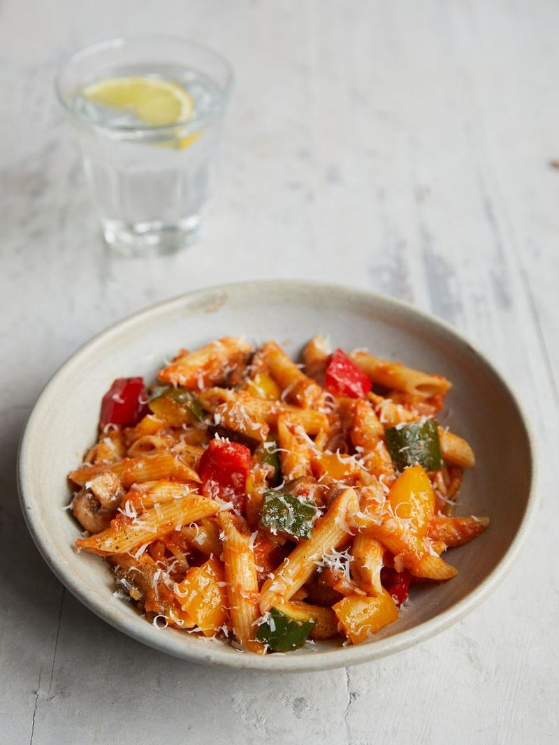 Mixed-veg pasta | Recipes | Jamie Oliver
