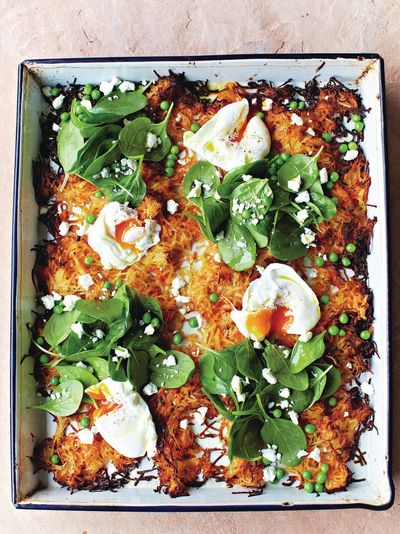 Giant veg rosti | Vegetable recipes | Jamie Oliver recipe