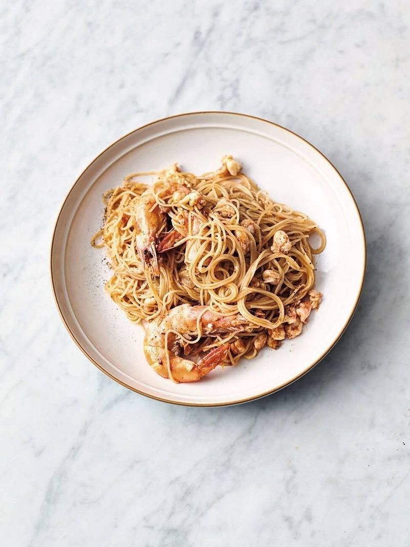 Rosé pesto prawn pasta | Jamie Oliver recipes