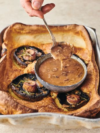 Mushroom toad-in-the-hole