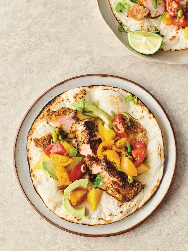 Crispy salmon tacos | Jamie Oliver recipes