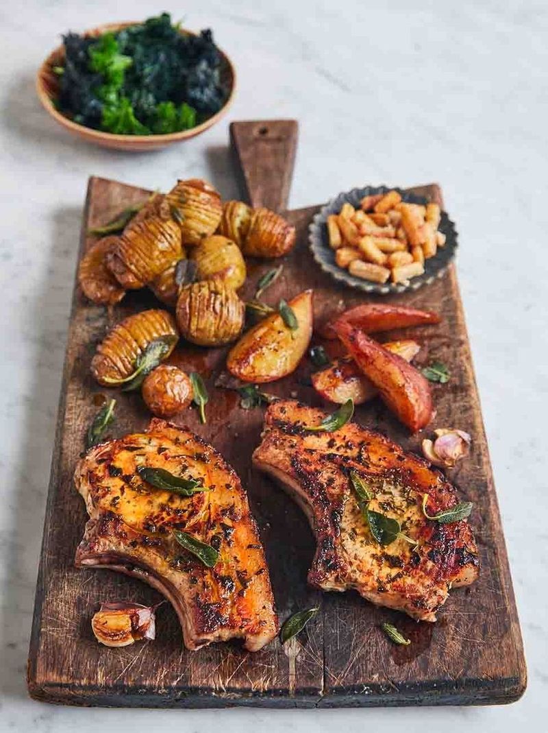Pan-fried pork chops | Jamie Oliver recipes