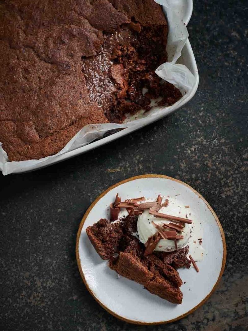 Eggless chocolate cake Jamie Oliver recipes