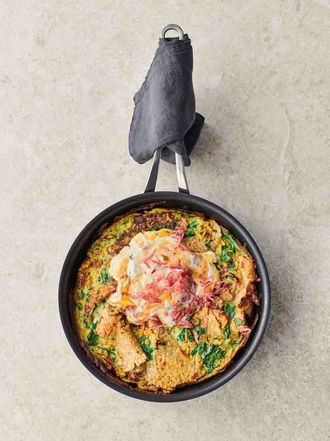 Indian-inspired frittata