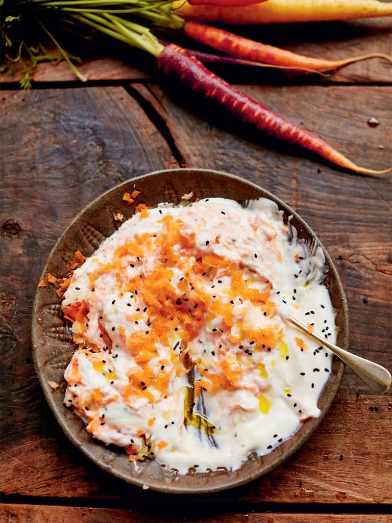 Carrot raita | Jamie Oliver recipes