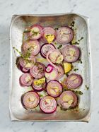 Roasted red onions