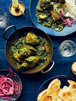Spinach & ginger chicken curry