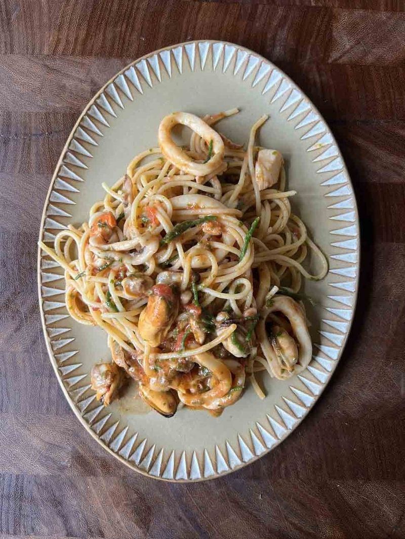 Quick seafood pasta | Jamie Oliver recipes