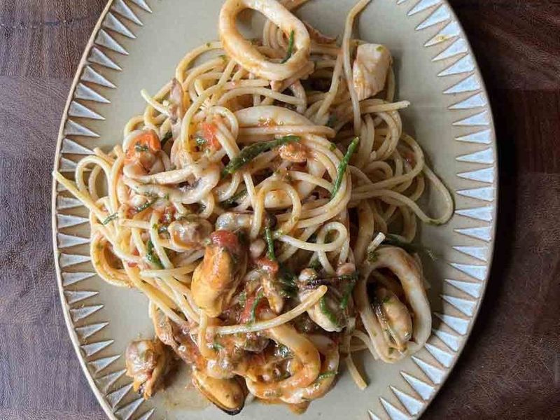 Quick seafood pasta | Jamie Oliver recipes