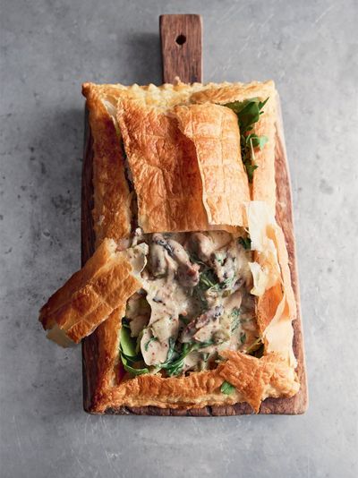 Chicken And Mushroom Puff Pie Jamie Oliver Recipes 8492