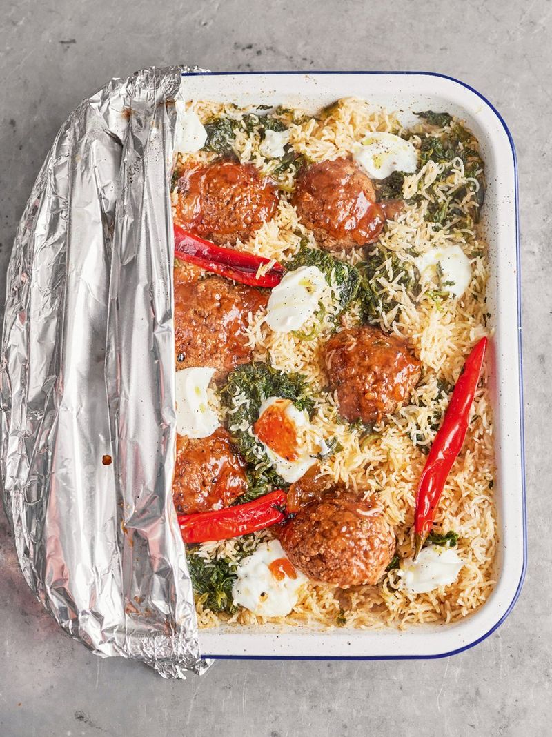 Giant Madras-spiced meatballs | Jamie Oliver recipes