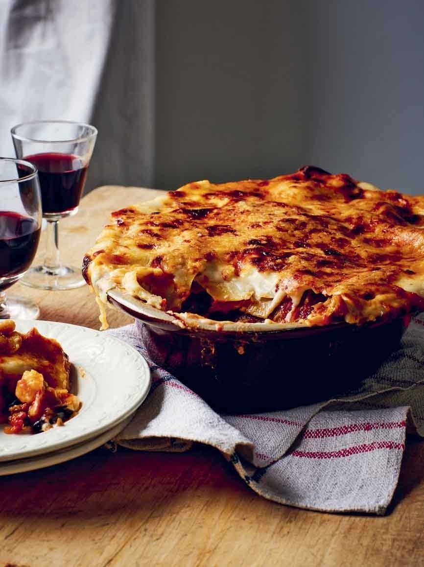 Aubergine & Courgette Lasagne | Jamie Oliver Cookbook Club Recipes