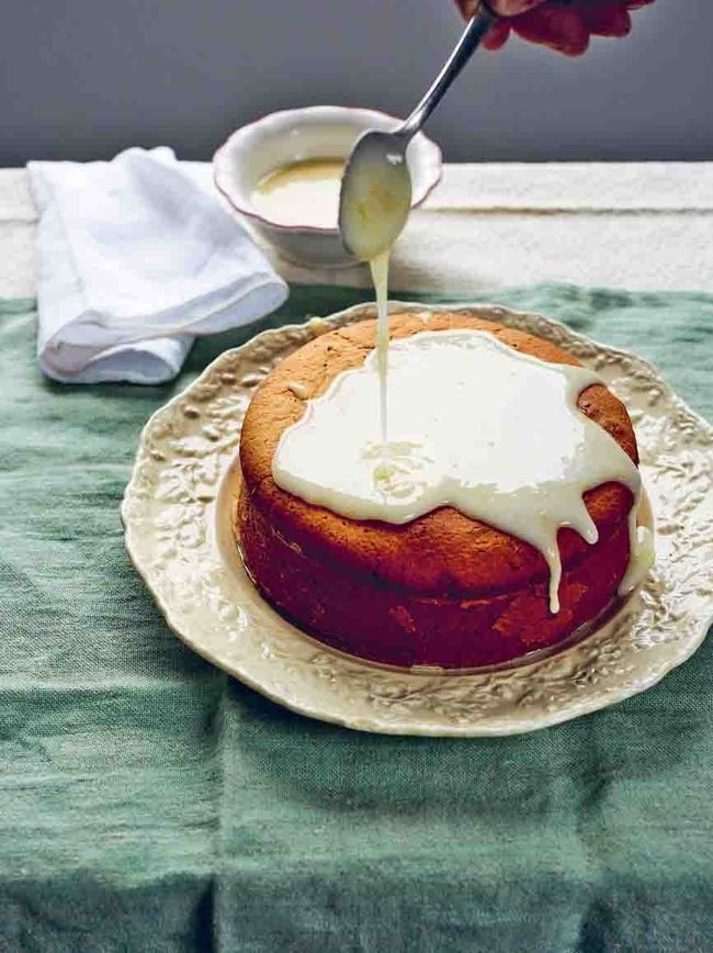 Meyer lemon cake Jamie Oliver Cookbook Club recipes