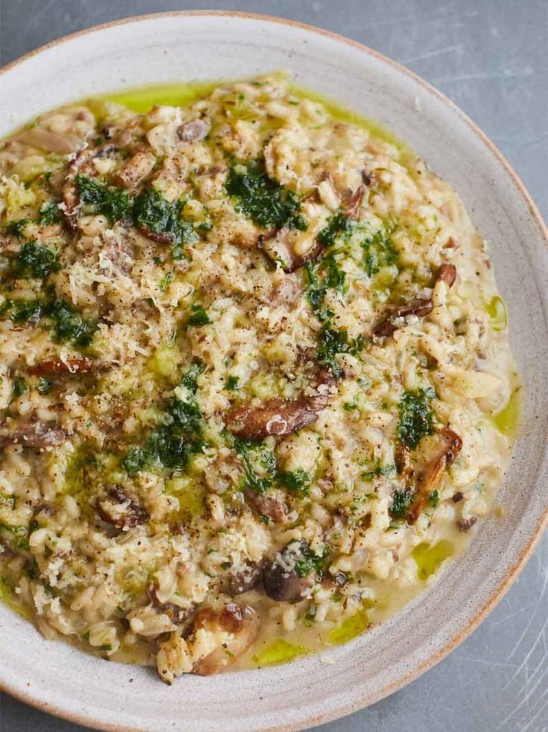 Mushroom risotto | Jamie Oliver recipes