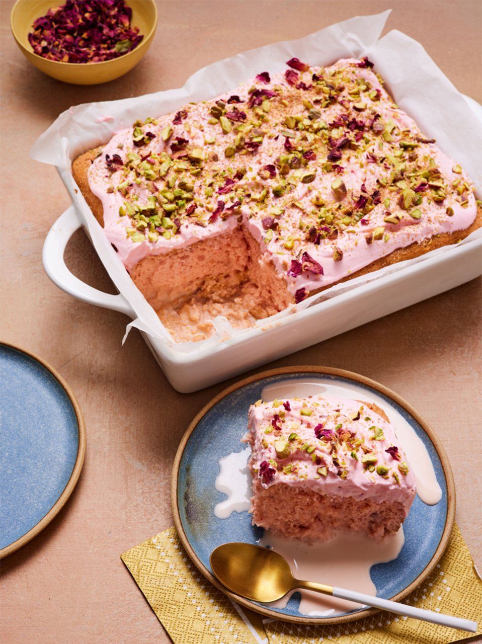 Eggless Rose Milk Cake - Indian Tres Leches Cake | Cake recipe no milk,  Indian dessert recipes, Cake recipes