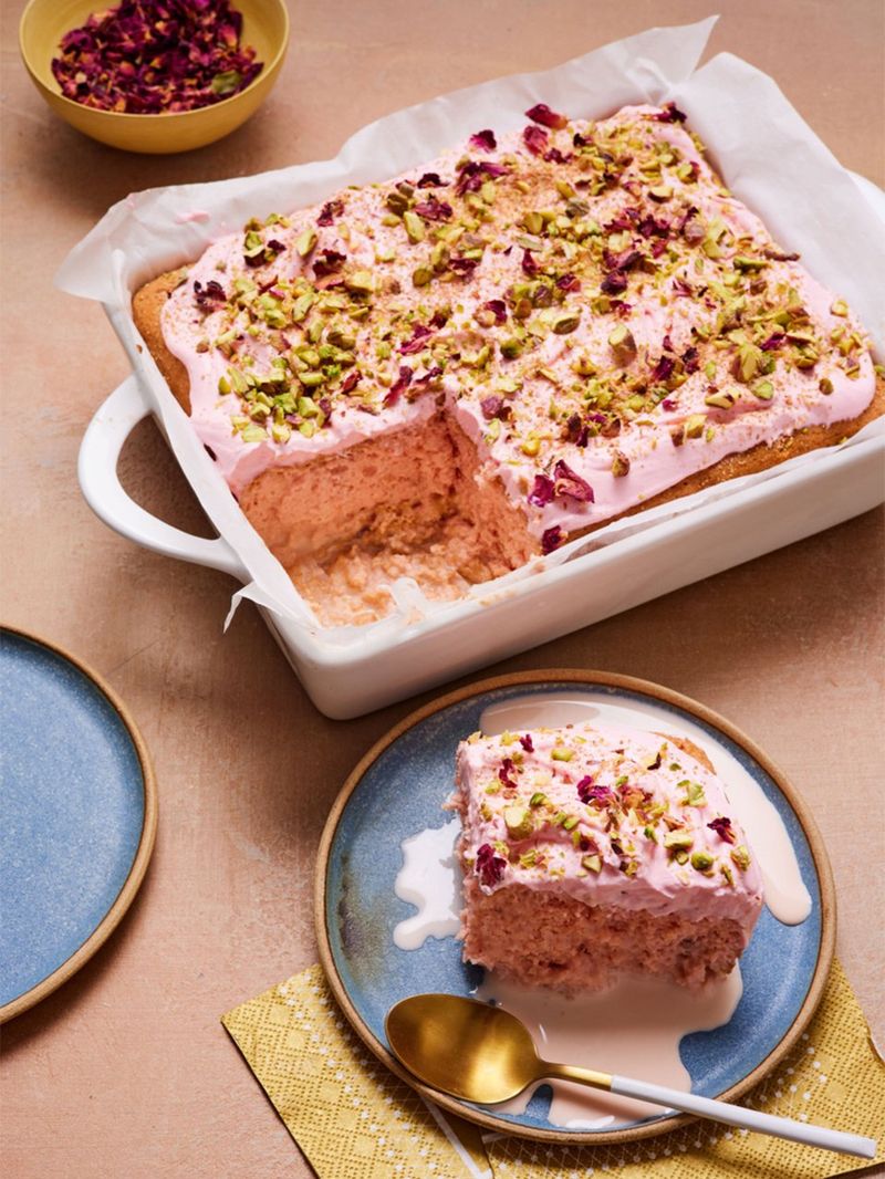 Rose falooda cake recipe - BBC Food