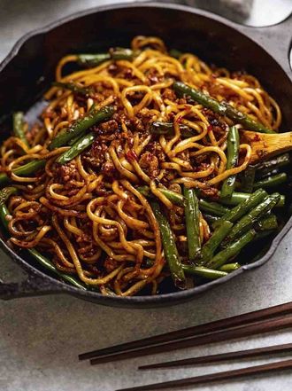 Spicy Sichuan pork noodles