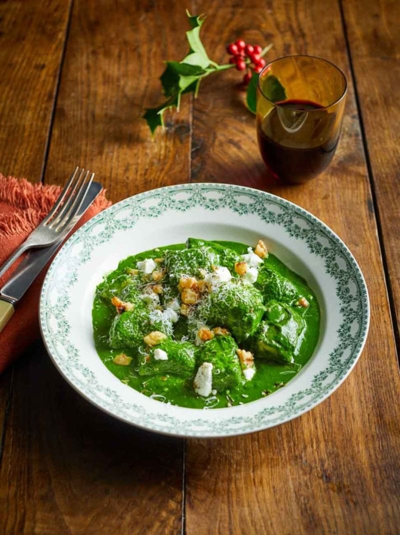 Festive greens gnocchi Jamie Oliver Christmas recipes