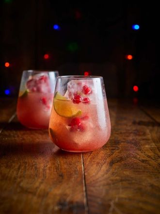 Quick cranberry cocktail