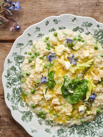 Sweetest pea risotto